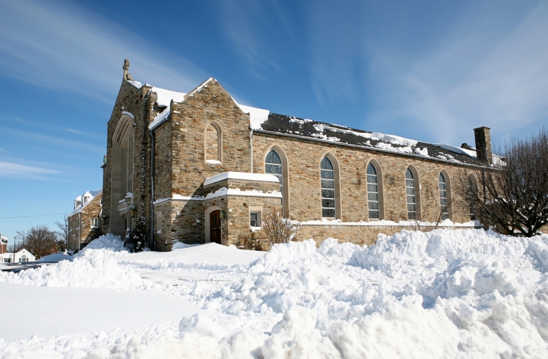 28 - Church in Snow